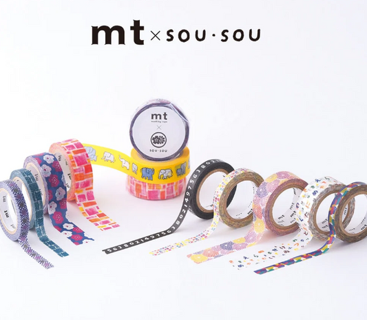 MT x Sou・Sou Washi Tape Arare Ni Kamon