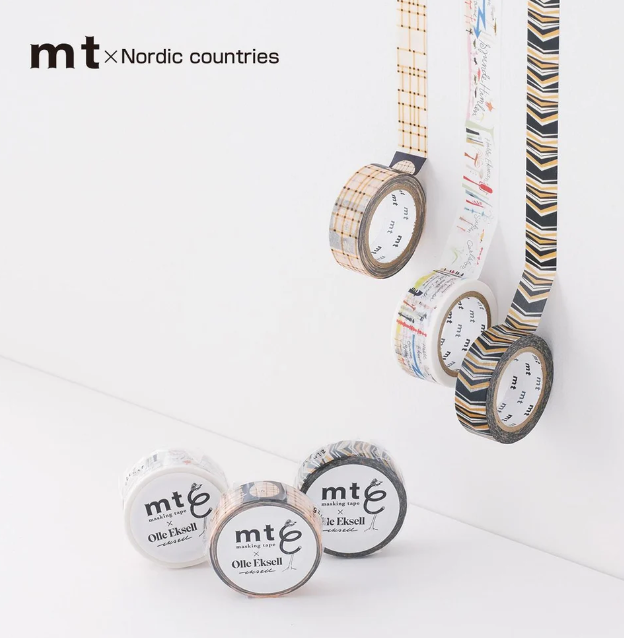 MT x Olle Eksell Washi Tape Crossed Lines