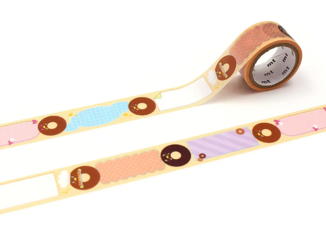 MT x Dagashi Washi Tape - Young-kun Memo