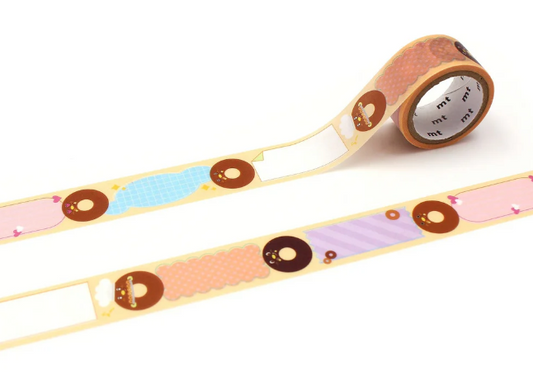 MT x Dagashi Washi Tape - Young-kun Memo