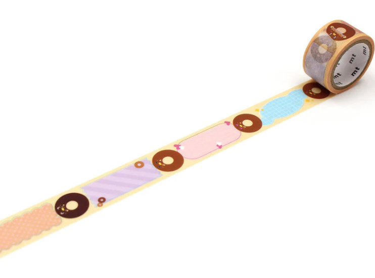 MT x Dagashi Washi Tape - Young-kun Memo