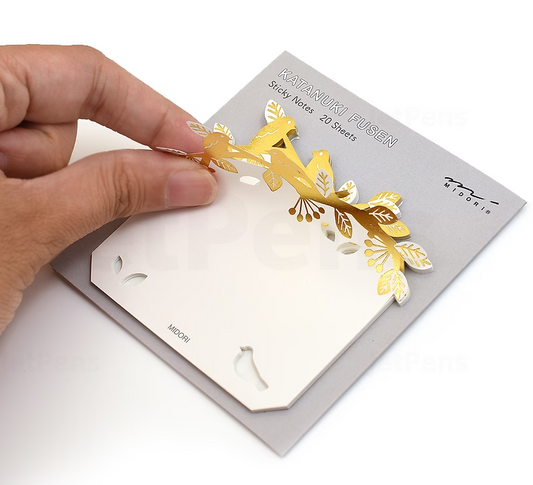 Sticky Notes Die-Cutting Foil Stamping Birds