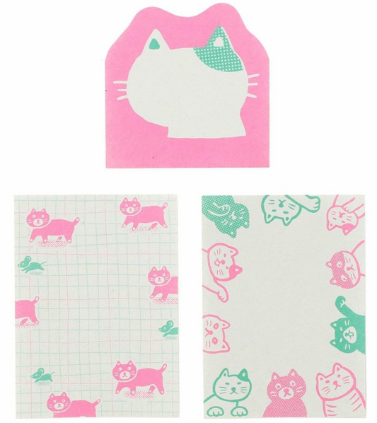 Hightide Retro Aji Gami Memo Pad Pink