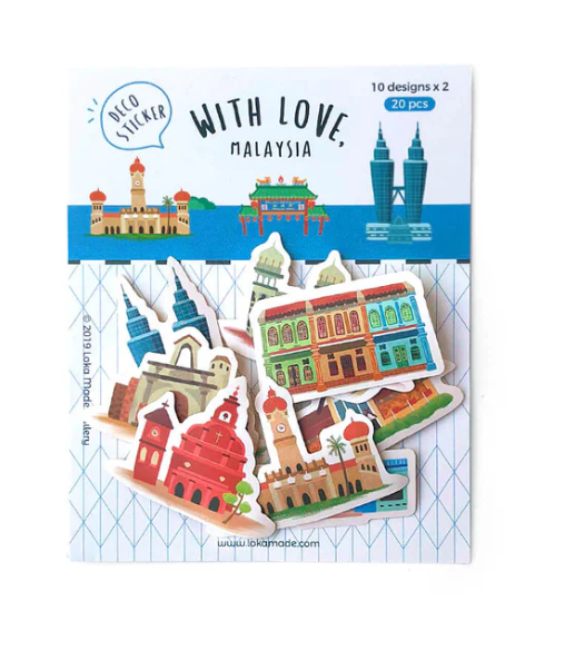 With love, Malaysia- Deco Sticker