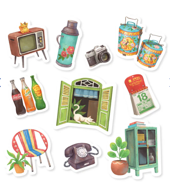 Good Old Days, Lazy Afternoon - Deco Sticker