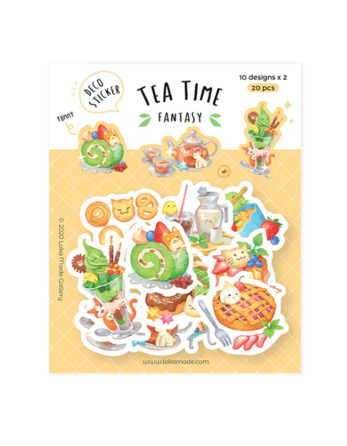 Tea Time Fantasy - Deco Sticker