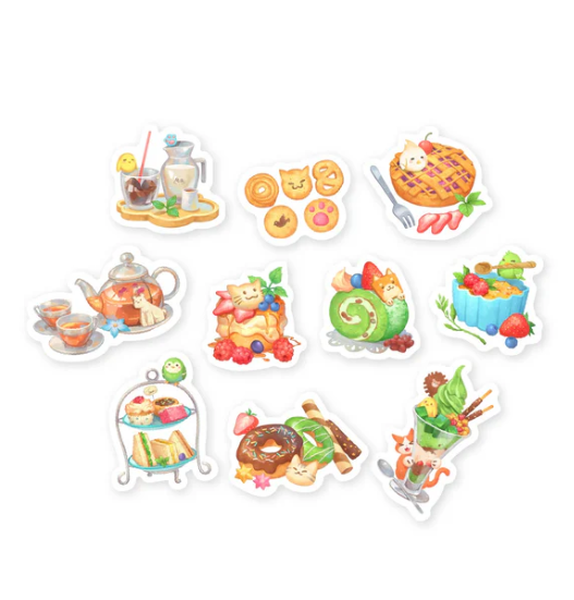 Tea Time Fantasy - Deco Sticker