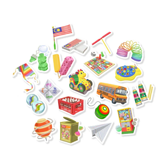 Good Old Days: Childhood Joys - Deco Sticker