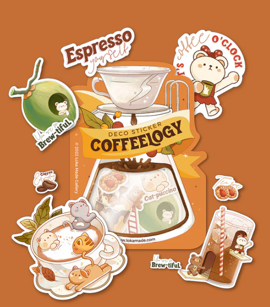 Coffeelogy - Deko-Aufkleber