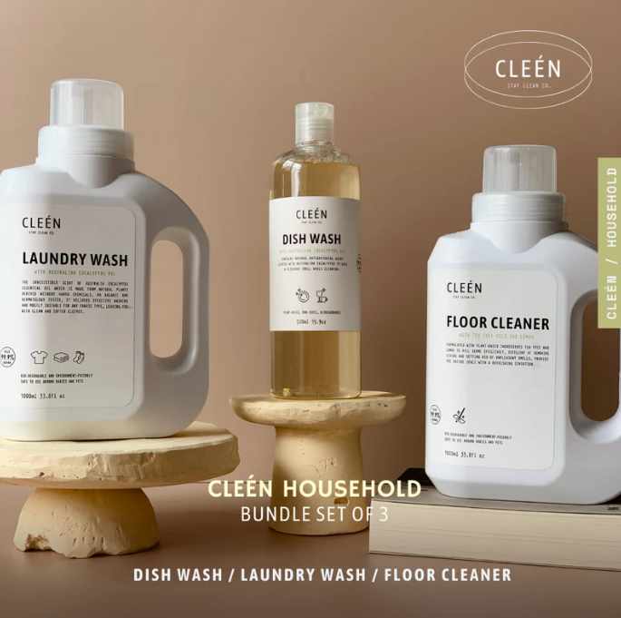 Cleén Household Bundle Set Of 3 [Kid-safe]