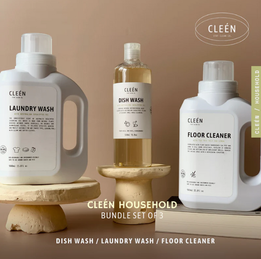 Cleén Haushalts-Set im 3er-Pack [Kindersicher]