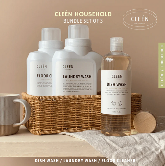 Cleén Haushalts-Set im 3er-Pack [Kindersicher]