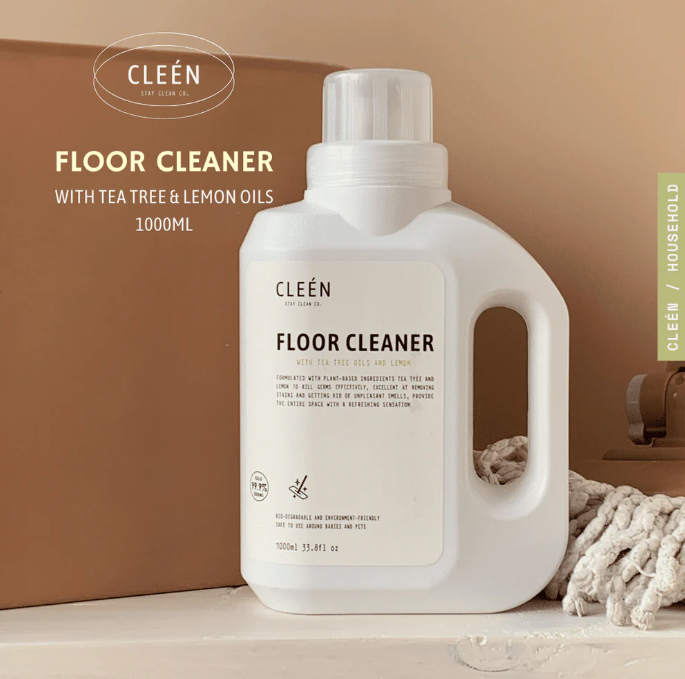 Cleén Household Floor Cleaner [SAFE For Babies ]