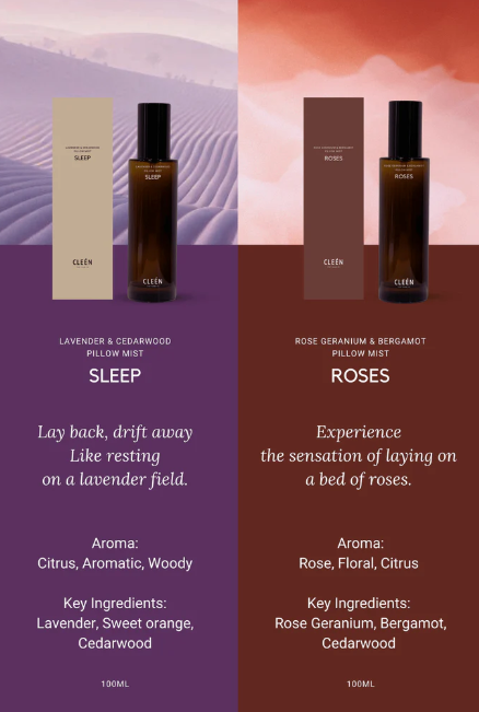 Cleén Roses Pillow Mist