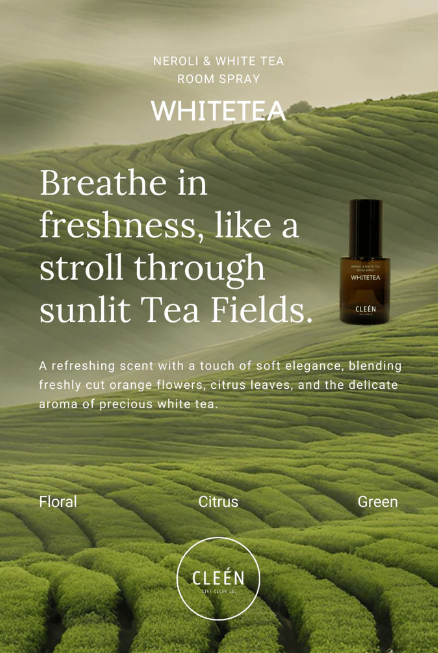Cleén Raumspray - Whitetea