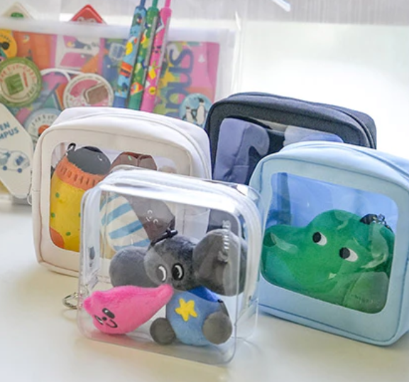 KOKUYO Campus Transparent Square Pouch