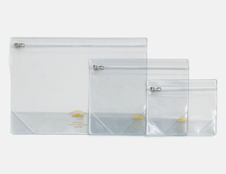 Gusset Pouch Clear L Clear