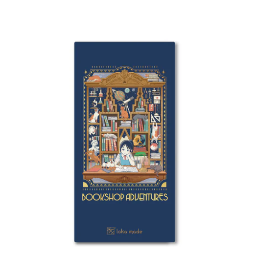 Bookshop Adventures 'Midnight Pages' - Stamp Book