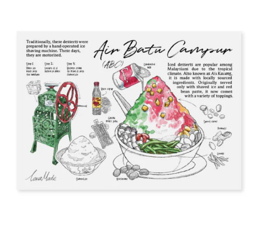 Lokapedia: Air Batu Campur – Postkarte