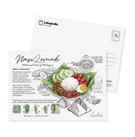 Lokapedia: Nasi Lemak – Postkarte