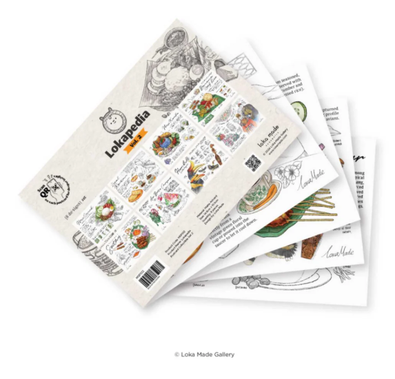 Lokapedia Postcard Collectible Set (Buy 6 Free 1)