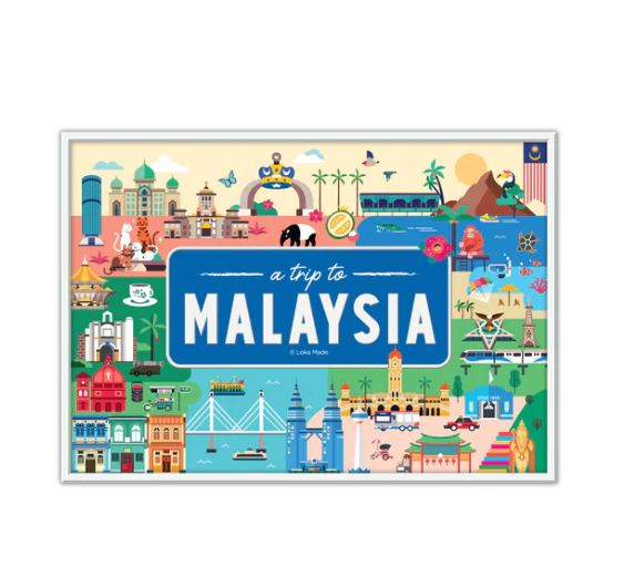 Metal Postcard ‘A Trip To Malaysia’