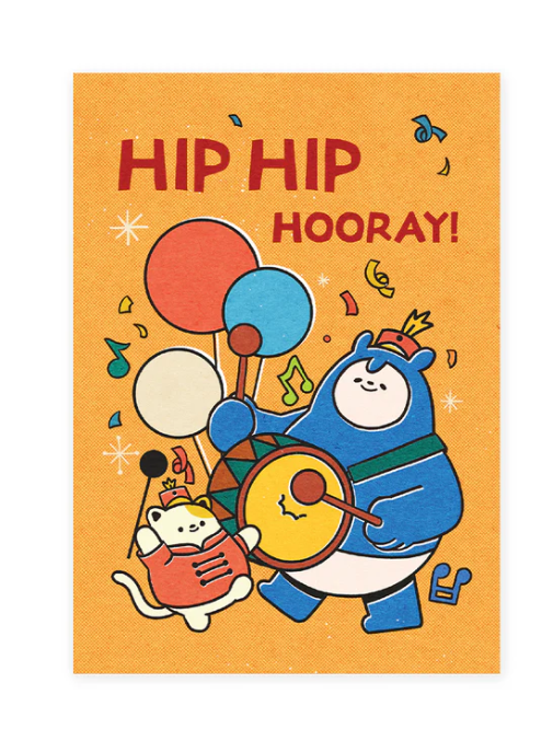 Malaysia-Serie Postkarte Hip Hip Hurra