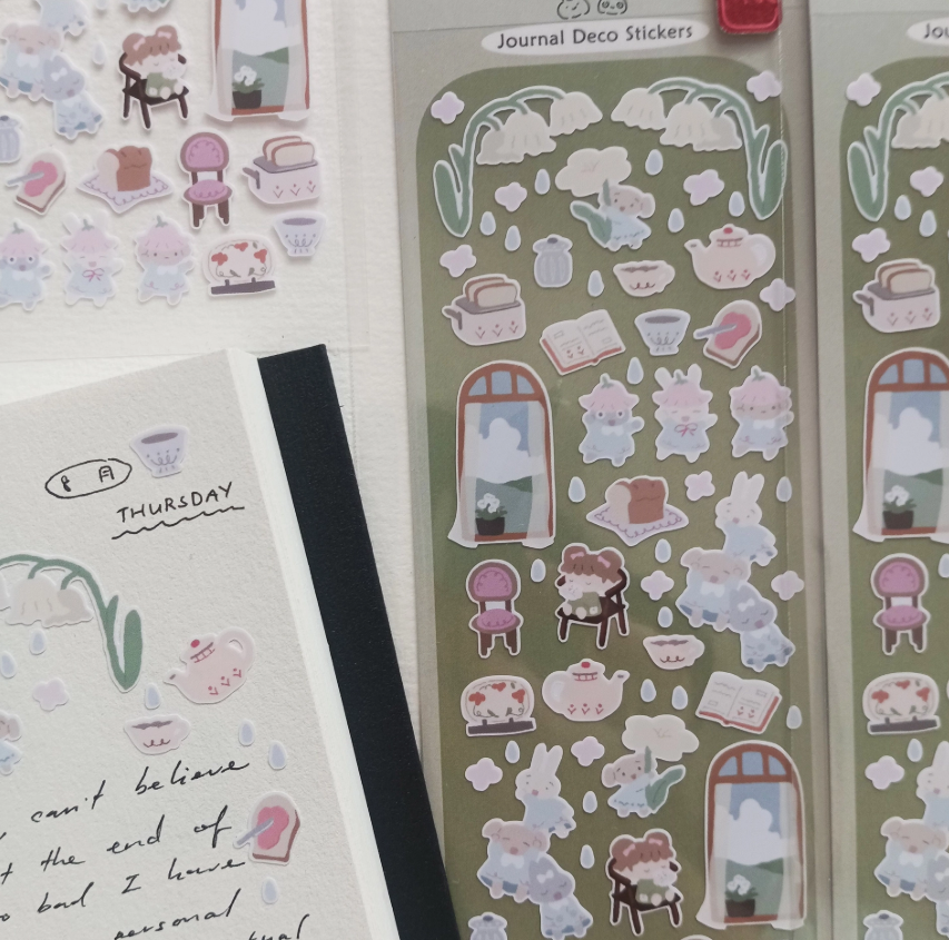 SOURTEAHOUSE COZY FLOWER TEA - Sticker