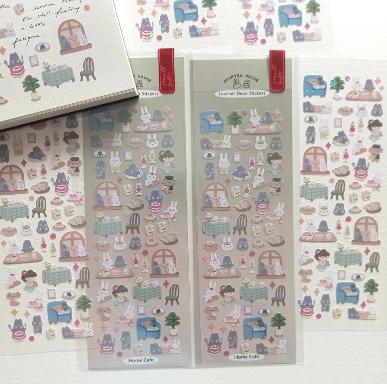 SOURTEAHOUSE HOME CAFE- Sticker
