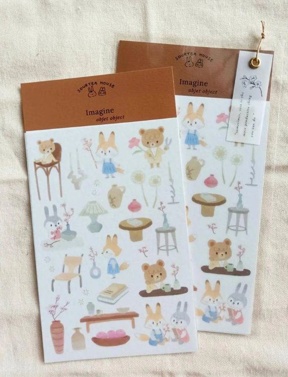 SOURTEAHOUSE OBJET OBJECT- Washi-Sticker