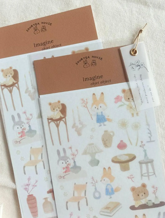 SOURTEAHOUSE OBJET OBJECT- Washi Sticker