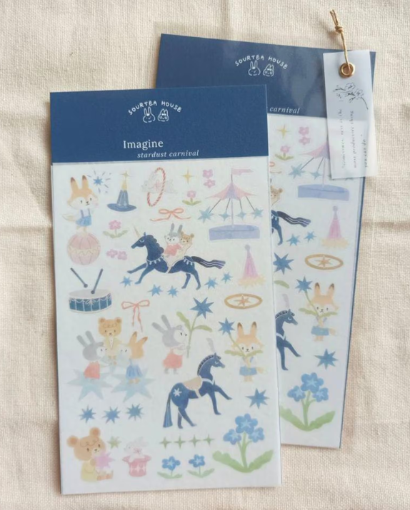 SOURTEAHOUSE CARNIVAL STARDUST- Washi Sticker