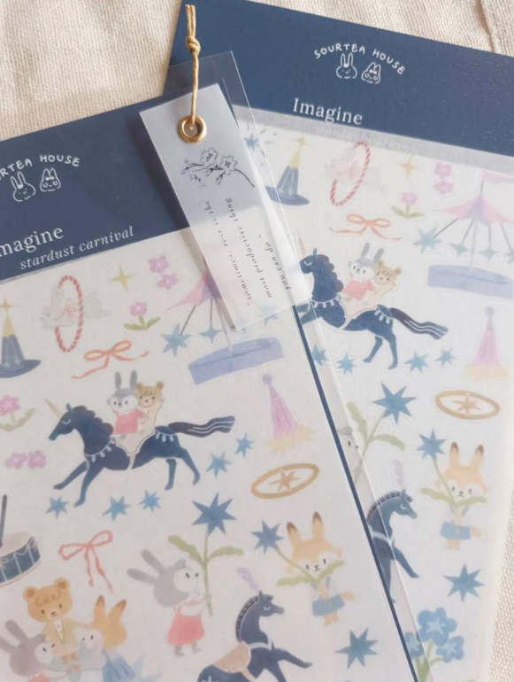 SOURTEAHOUSE CARNIVAL STARDUST- Washi Sticker