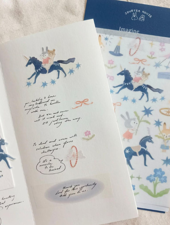 SOURTEAHOUSE CARNIVAL STARDUST- Washi Sticker