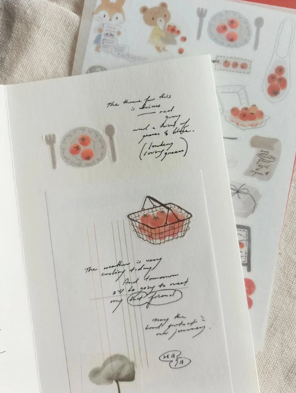 SOURTEAHOUSE FRESHLY PICKED- Washi Sticker