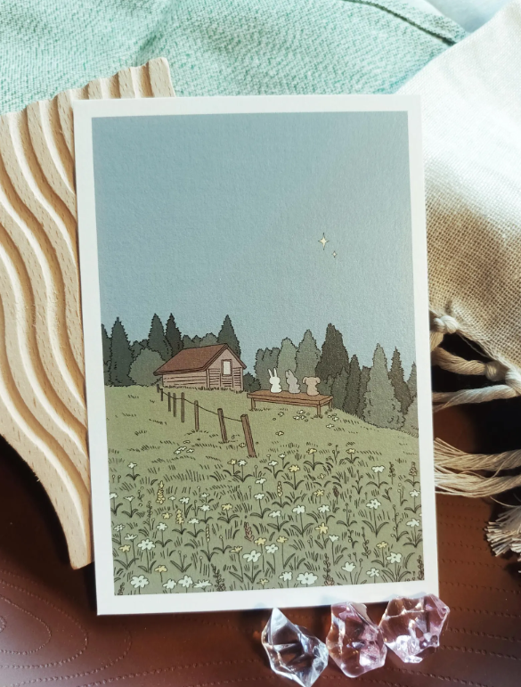 SOURTEAHOUSE STAR GAZING-Postcard