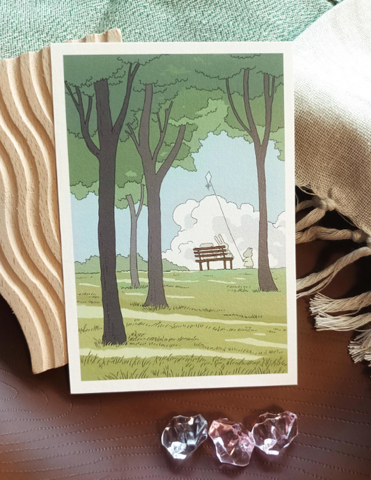 SOURTEAHOUSE SLOW LIVING-Postkarte