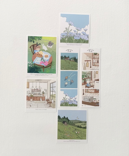 SOURTEAHOUSE BEIGE -BOOKMARK -1pcs