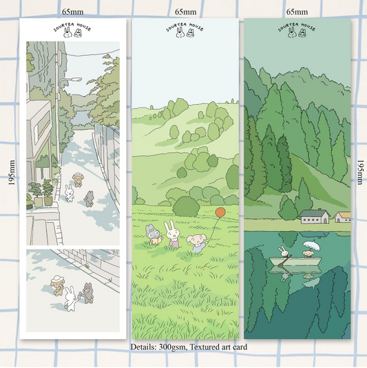 SOURTEAHOUSE SUMMER WALK-BOOKMARK- 1pcs