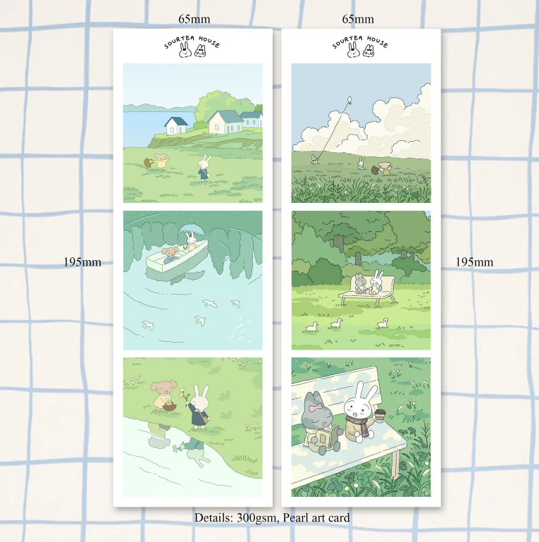 SOURTEAHOUSE LAKESIDE -BOOKMARK- 1pcs