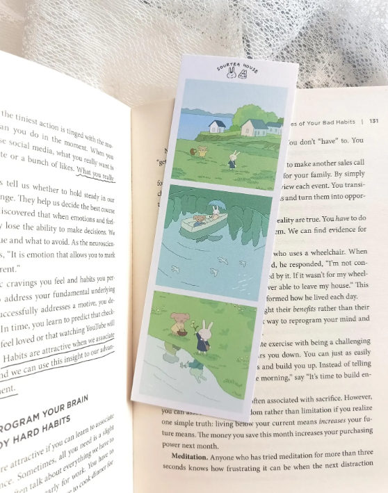 SOURTEAHOUSE LAKESIDE -BOOKMARK- 1pcs