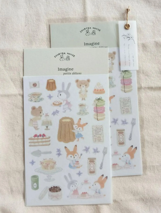 SOURTEAHOUSE PETIT DELICES- Washi Sticker