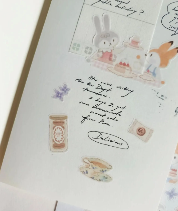 SOURTEAHOUSE PETIT DELICES- Washi Sticker