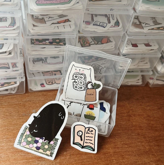 Catdoo gestanzte Aufkleber – Unsere 1. Box
