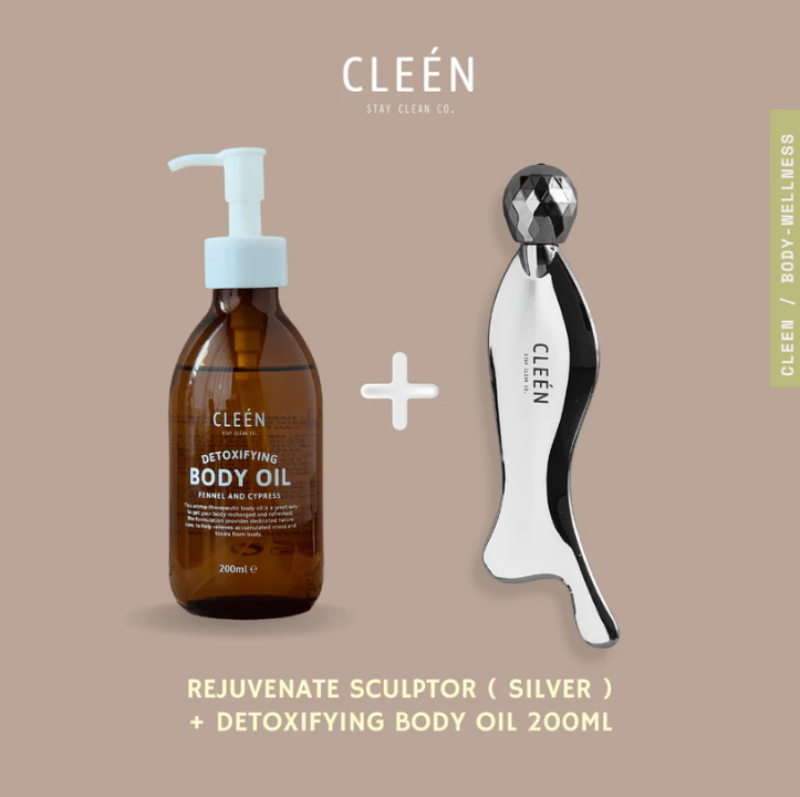 Cleén Rejuvenate Sculptor + 1 Detoxifying Body Oil Bundle