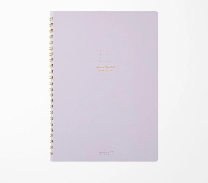MIDORI Dot Grid A5 Ring Notebook