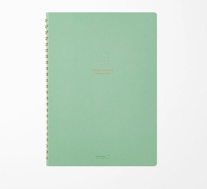 MIDORI Dot Grid A5 Ring Notebook