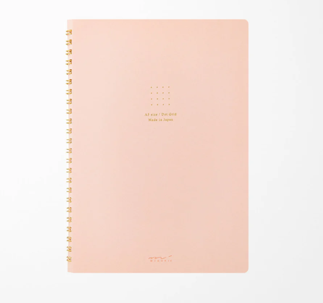 MIDORI Dot Grid A5 Ring Notebook
