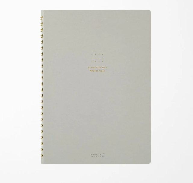 MIDORI Dot Grid A5 Ring Notebook