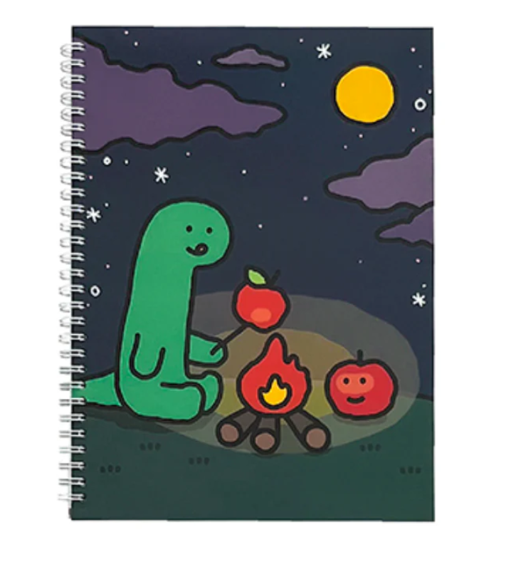 Liniertes Notizbuch - Camping